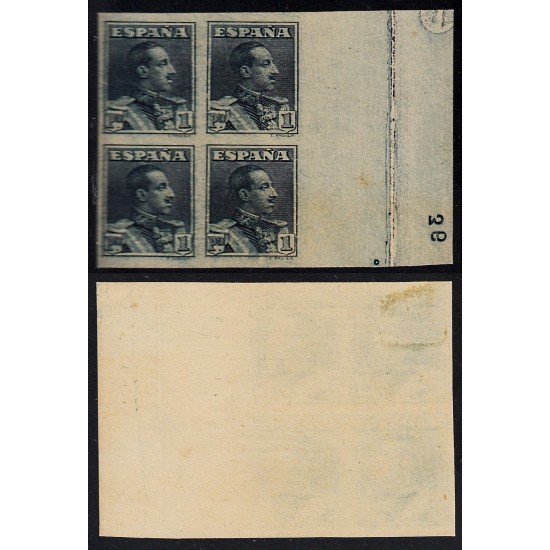 España Spain 321SA 1922/30  Alfonso XIII Bl.4 sin dentar