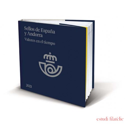 Libro Álbum Oficial de Sellos España y Andorra Año Completo 2021