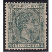 Puerto Rico 15 1877 Alfonso XII MH