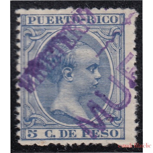 Puerto Rico 124 1897 Alfonso XIII Muestra MH