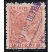 Puerto Rico 128 1897 Alfonso XIII Muestra MH