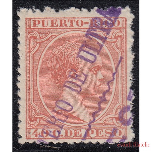 Puerto Rico 128 1897 Alfonso XIII Muestra MH