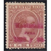 Puerto Rico 166B 1898/99 Alfonso XIII MH