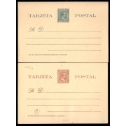 Puerto Rico EP 7/8 1896 Entero Postal Alfonso XIII 