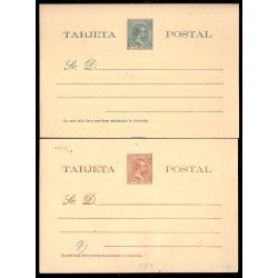 Puerto Rico EP 7/8 1896 Entero Postal Alfonso XIII