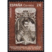 España Spain 5530 2021 Personajes Pedro Fernández VII Conde de Lemos MNH