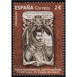 España Spain 5530 2021 Personajes Pedro Fernández VII Conde de Lemos MNH España Spain 5530 2021 Personajes Pedro Fernández VII Conde de Lemos MNH