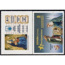 España Spain 5533/34 2021 Navidad Chritsmas MNH Tarifa A Tarifa B España Spain 5533/34 2021 Navidad Chritsmas MNH Tarifa A Tarifa B