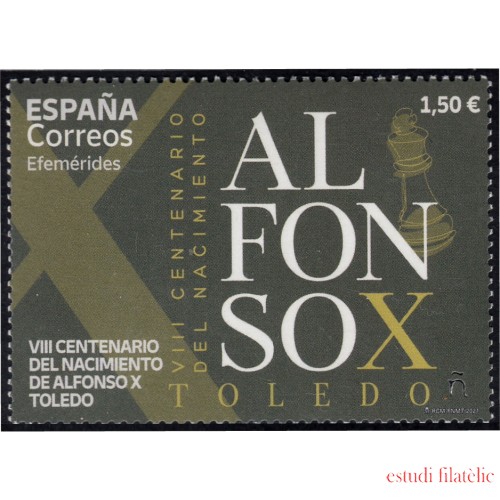 España Spain 5537 2021 VIII Centenario del nacimiento de Alfonso X Toledo MNH