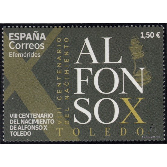 España Spain 5537 2021 VIII Centenario del nacimiento de Alfonso X Toledo MNH España Spain 5537 2021 VIII Centenario del nacimiento de Alfonso X Toledo MNH