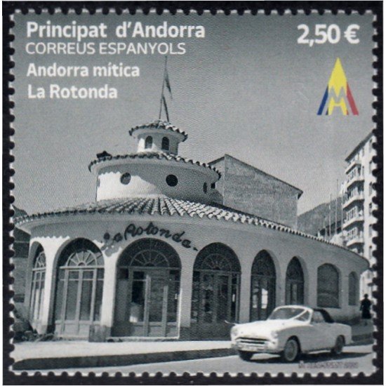 Andorra Española 520 2021 Andorra mítica La Rotonda MNH Andorra Española 520 2021 Andorra mítica La Rotonda MNH
