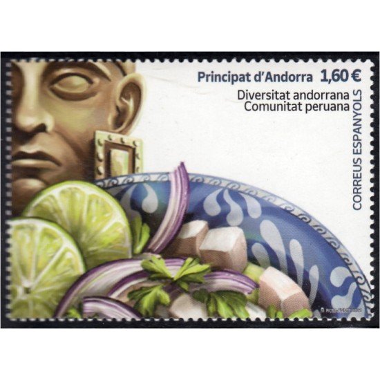 Andorra Española 519 2021 Diversidad Andorrana comunidad Peruana MNH
