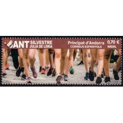 Andorra Española 521 2021 Navidad Chritsmas Carrera de San Silvestre MNH Andorra Española 521 2021 Navidad Chritsmas Carrera de San Silvestre MNH