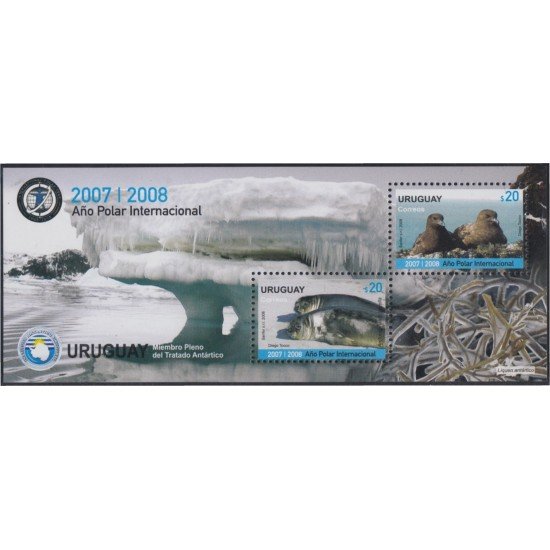 Uruguay HB 86 2008 Año Polar Internacional MNH