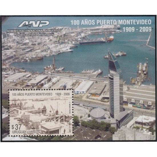 Uruguay HB 88 2009 100 Años del Puerto de Montevideo MNH Uruguay HB 88 2009 100 Años del Puerto de Montevideo MNH