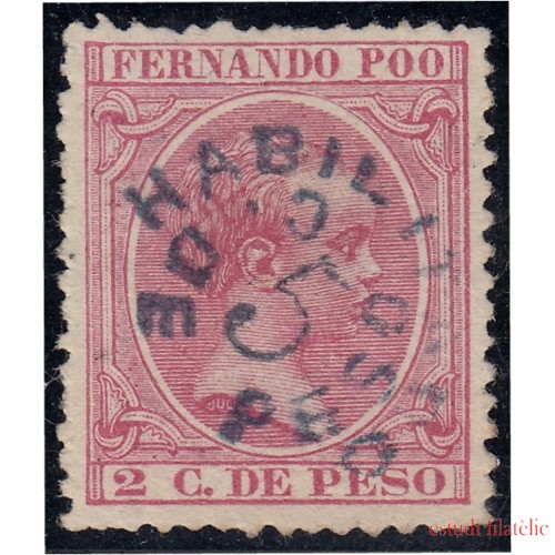 Fernando Poo 32 1896/00 Alfonso XIII MH