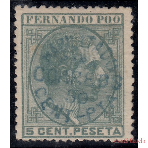 Fernando Poo 11e 1884/94  Alfonso XIII MH