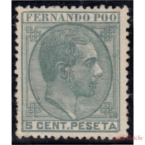 Fernando Poo 2 1879  Alfonso XII MH