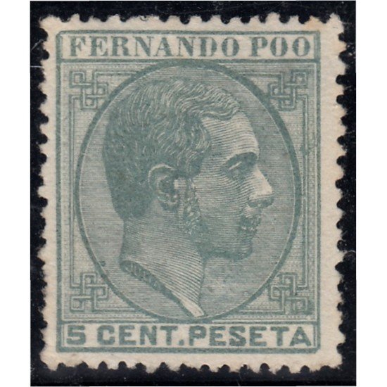Fernando Poo 2 1879 Alfonso XII MH Fernando Poo 2 1879 Alfonso XII MH