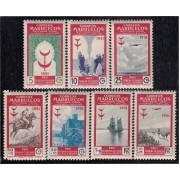 Marruecos Morocco 336/42 1950 Pro Tuberculosos MNH