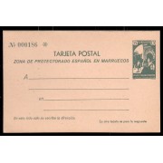 Marruecos Morocco Entero Postal 22 1933 Paisajes 