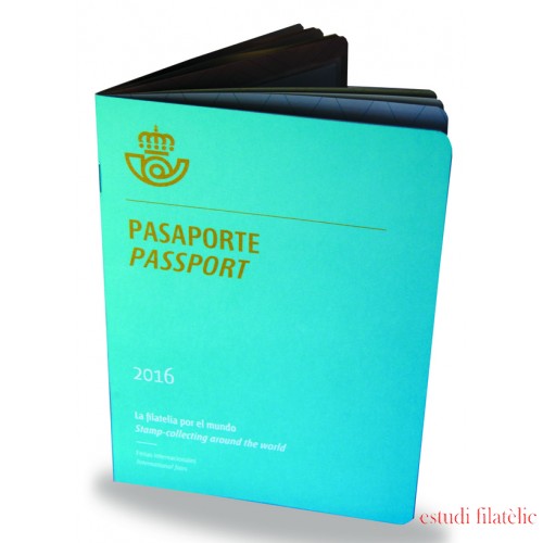 Carpeta Oficial Pasaporte Filatélico Internacional - 2016
