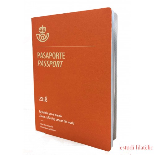 Carpeta Oficial Pasaporte Filatélico Internacional - 2018
