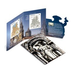 España Spain 2018 Cartera Oficial Carpeta Patrimonio Mundial Santiago de Compostela España Spain 2018 Cartera Oficial Carpeta Patrimonio Mundial Santiago de Compostela