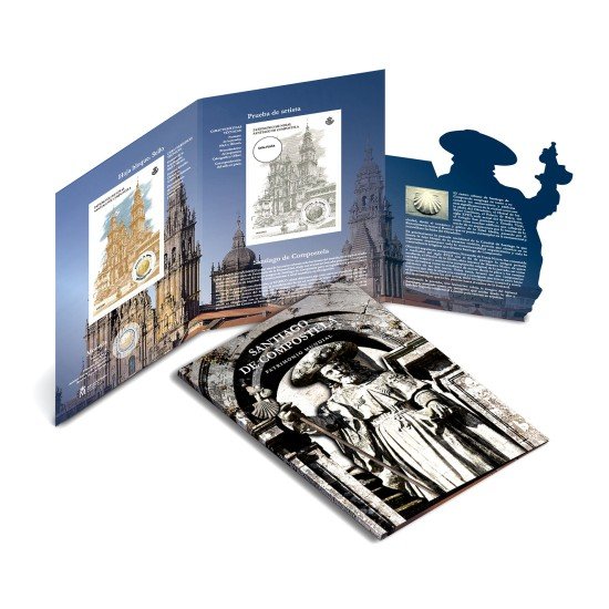 España Spain 2018 Cartera Oficial Carpeta Patrimonio Mundial Santiago de Compostela España Spain 2018 Cartera Oficial Carpeta Patrimonio Mundial Santiago de Compostela
