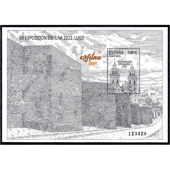 España Spain 5529 2021 59º Exposición Exfilna Lugo MNH