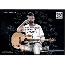 España Spain 5535 2021 Vivir es urgente Pau Donés MNH España Spain 5535 2021 Vivir es urgente Pau Donés MNH