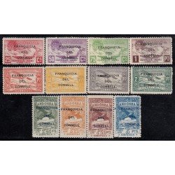 Andorra Española NE 25/36 1932 Franquicia del Consell MNH Andorra Española NE 25/36 1932 Franquicia del Consell MNH