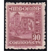 Andorra Española 53 1948-53 Arquitectura MNH Andorra Española 53 1948-53 Arquitectura MNH