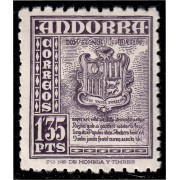 Andorra Española 55 1948-53 Escudo Shield MNH