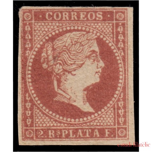Antillas Antilles 9 1857 Isabel II MH