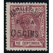 Fernando Poo 167A 1907  Alfonso XIII MH