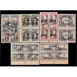 Tanger  B - 35/40 Bl.4 1946 Beneficencia Huérfanos Telégrafos Usados