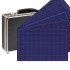 Lindner 2338M Maletín en elegante diseño de aluminio negro