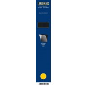 Lindner HA1053 protectores 210 x 53 mm negros paquete de 25