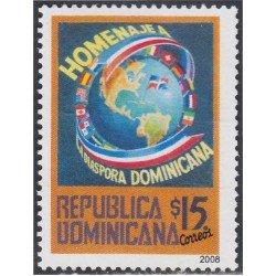 Rep. Dominicana 1536 2008 Homenaje a Diáspora Dominicana MNH Rep. Dominicana 1536 2008 Homenaje a Diáspora Dominicana MNH