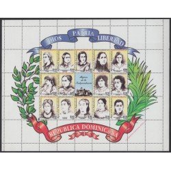 Rep. Dominicana 1537/50 2008 Personalidades Heroínas Independencia MNH Rep. Dominicana 1537/50 2008 Personalidades Heroínas Independencia MNH