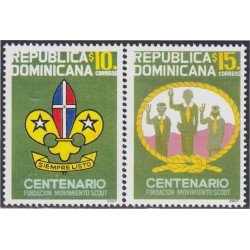 Rep. Dominicana 1555/56 2008 100º del Scoutismo MNH Rep. Dominicana 1555/56 2008 100º del Scoutismo MNH