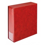 Lindner 1302-W Multi collect Carpeta de anillas 1300 + estuche 1301 Rojo