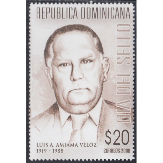 Rep. Dominicana 1561 2008 Día del Sello MNH Rep. Dominicana 1561 2008 Día del Sello MNH