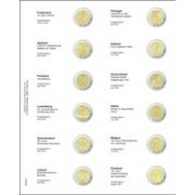 Lindner MU2E27 Hojas individuales pre-impresas para monedas de 2 Euros