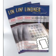 Lindner 7041 Bisagras de sello predobladas - 50 paquetes de 1000