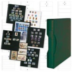 Lindner 1124Omnia-G carpeta de anillas regular con estuche (1124) verde Lindner 1124Omnia-G carpeta de anillas regular con estuche (1124) verde