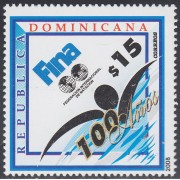 Rep. Dominicana 1564 2008 100º de la Federación Internacional de natación MNH