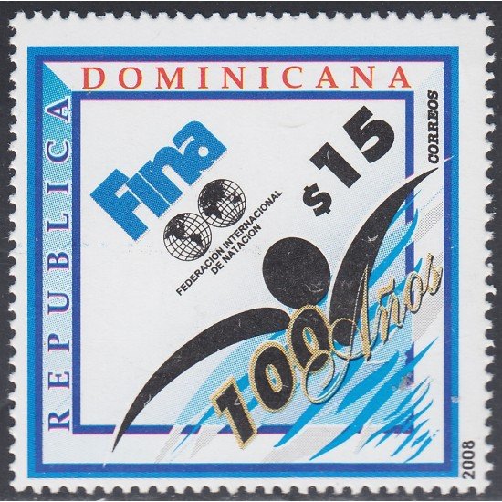 Rep. Dominicana 1564 2008 100º de la Federación Internacional de natación MNH Rep. Dominicana 1564 2008 100º de la Federación Internacional de natación MNH