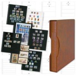 Lindner 1124Omnia-H carpeta de anillas regular con estuche (1124) canela Lindner 1124Omnia-H carpeta de anillas regular con estuche (1124) canela